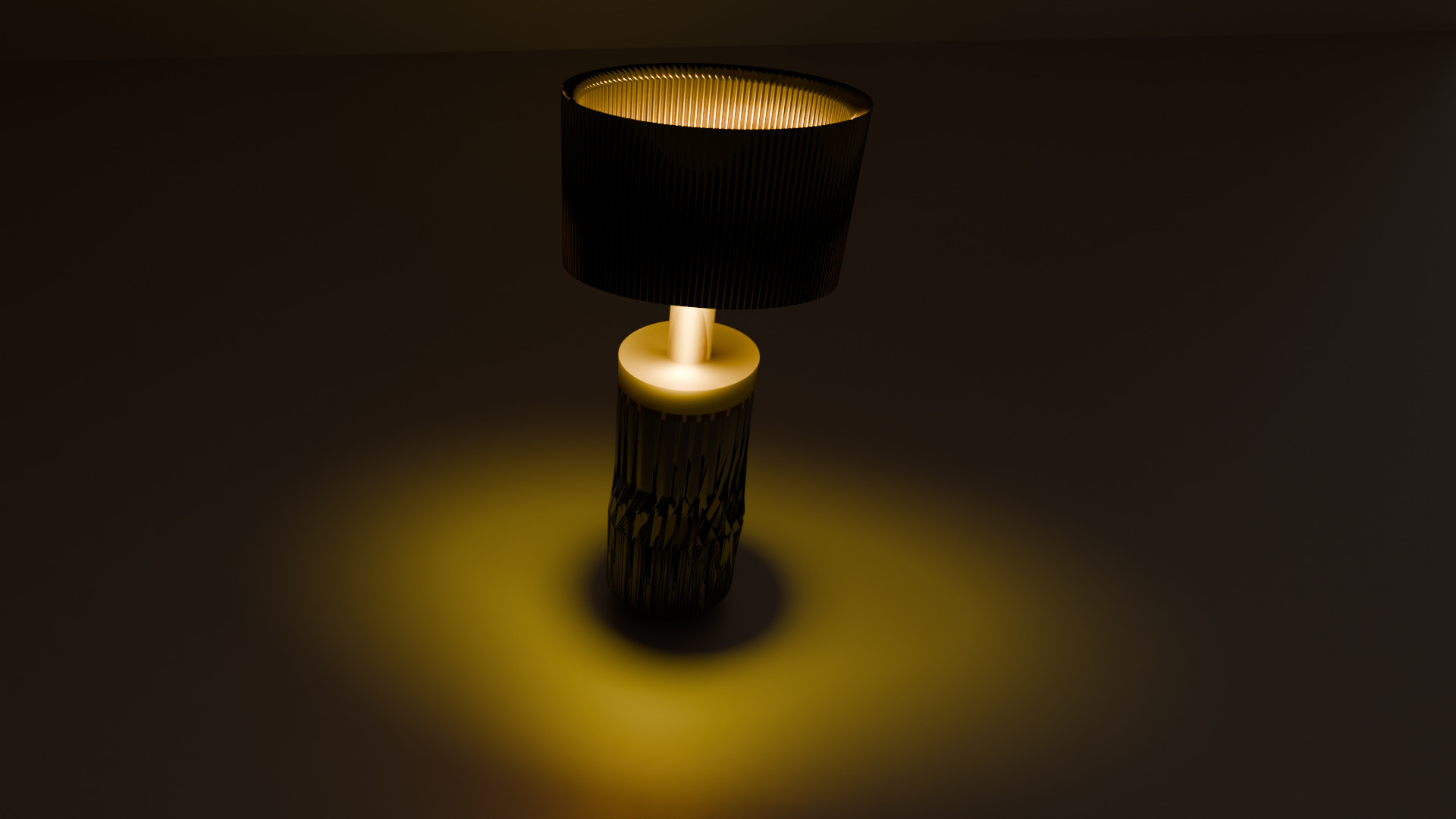 Modern Table Lamp  3D model_1