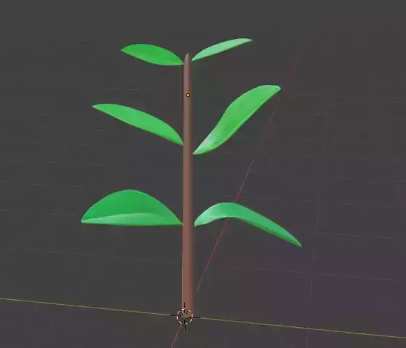 Low-poly-tree 3D models