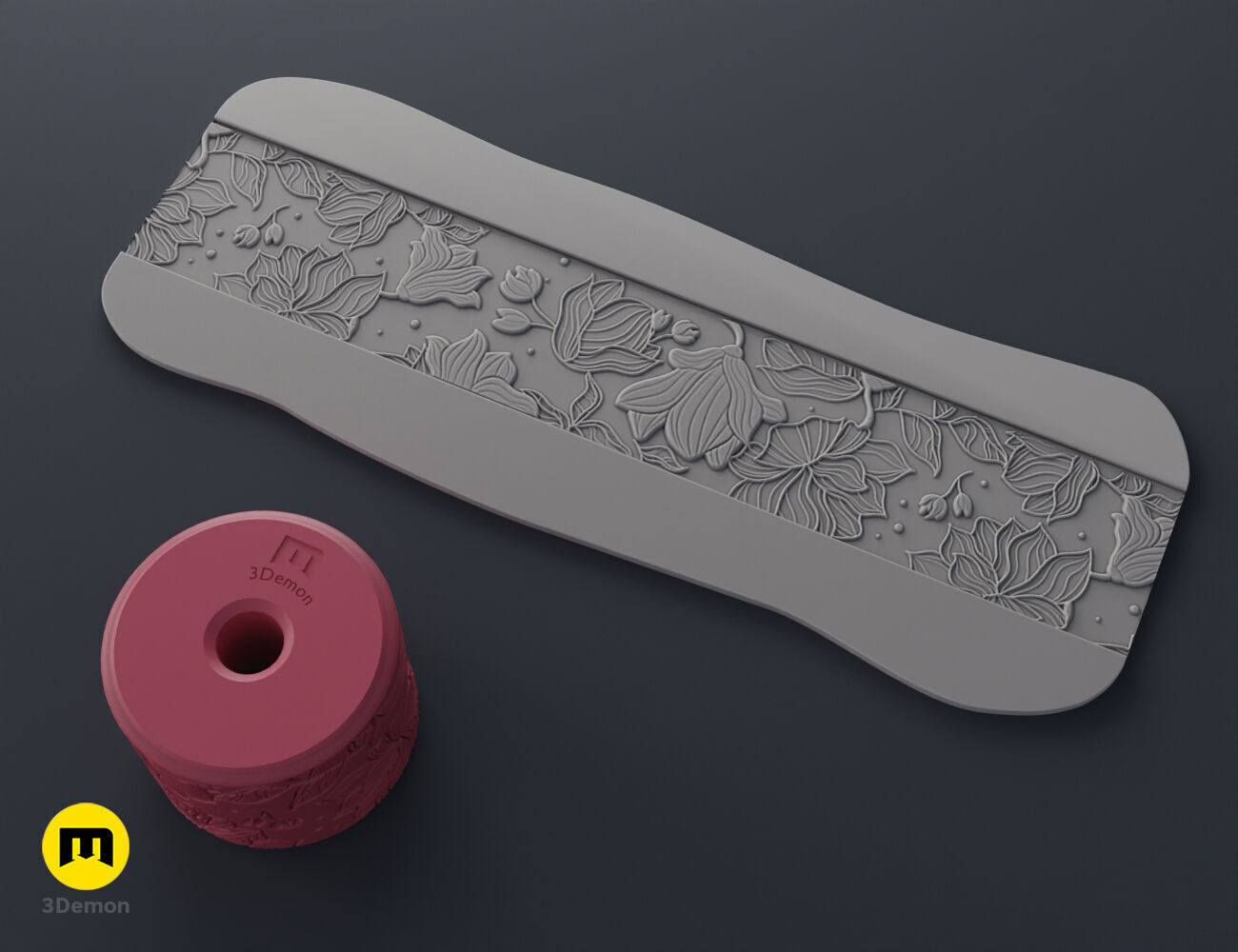 Texture Rollers Japanese Patterns middle 3D print model_10