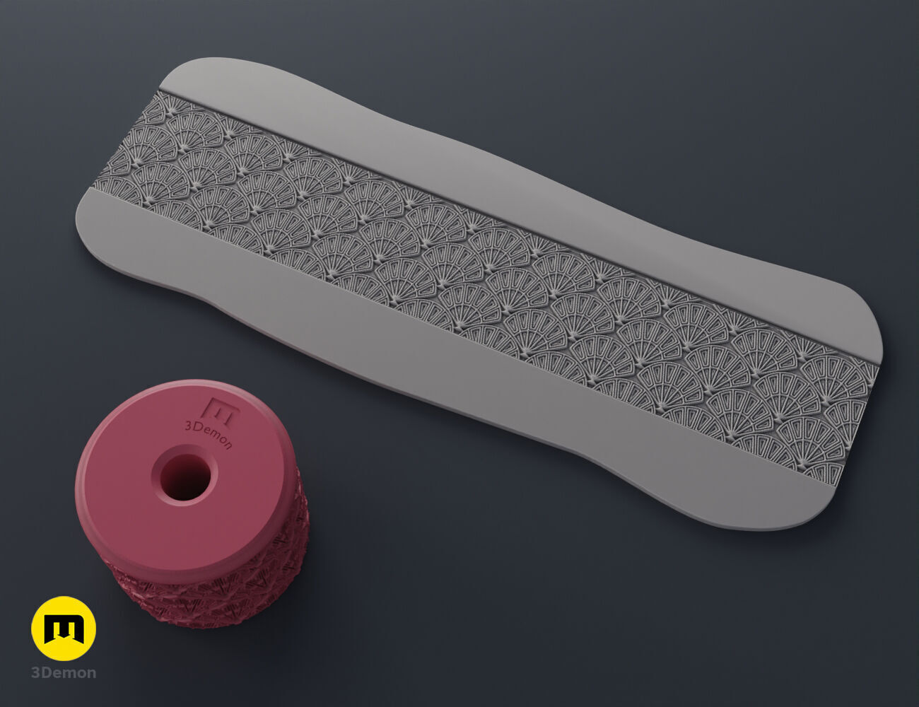 Texture Rollers Japanese Patterns middle 3D print model_13