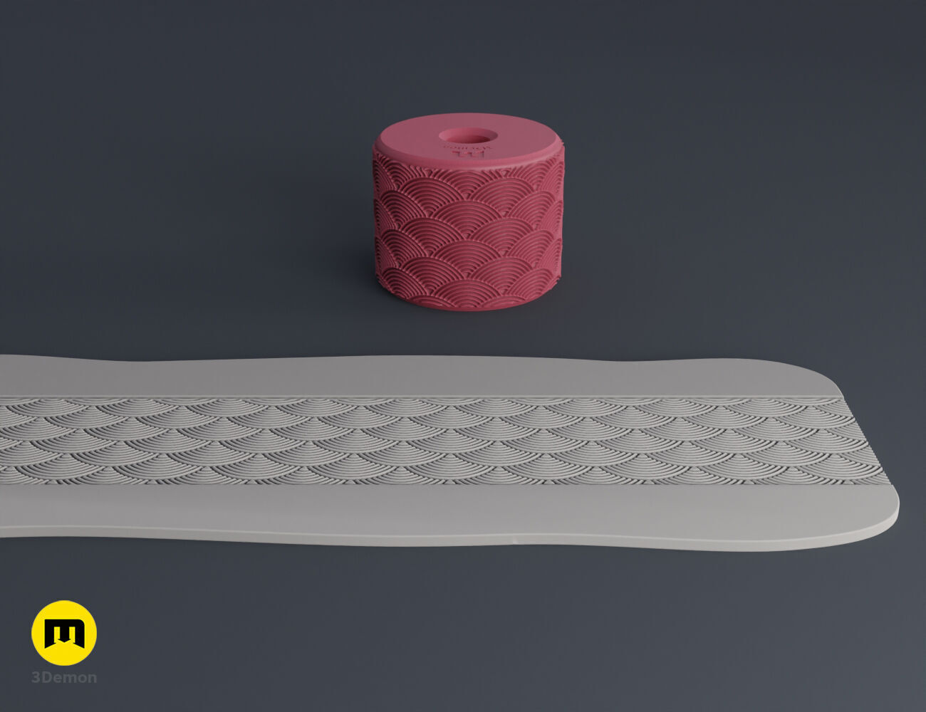 Texture Rollers Japanese Patterns middle 3D print model_21