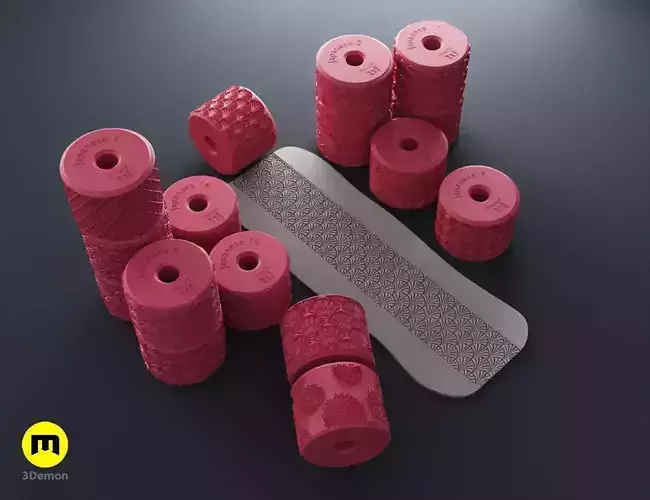 Texture Rollers Japanese Patterns middle