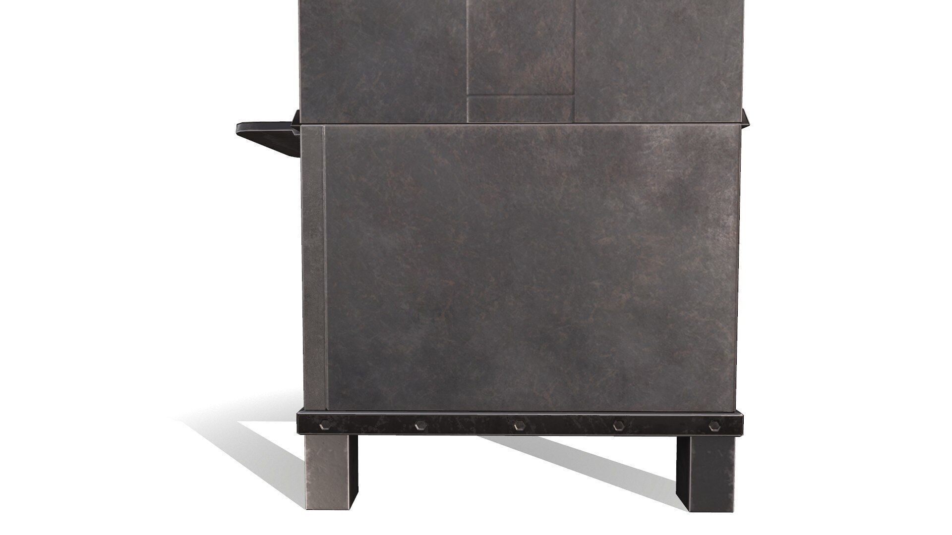 Old Stove Low-poly PBR Low-poly 3D model_15