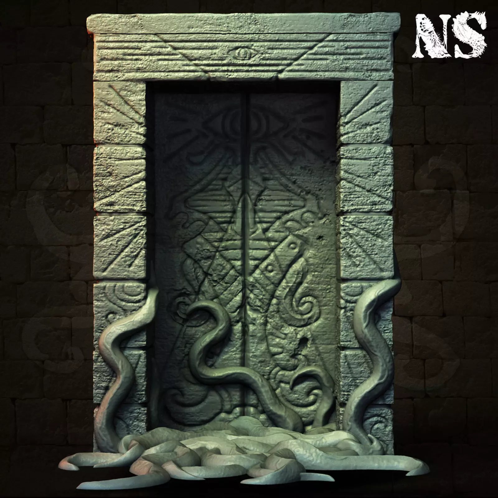 Temple Gate 3D print model