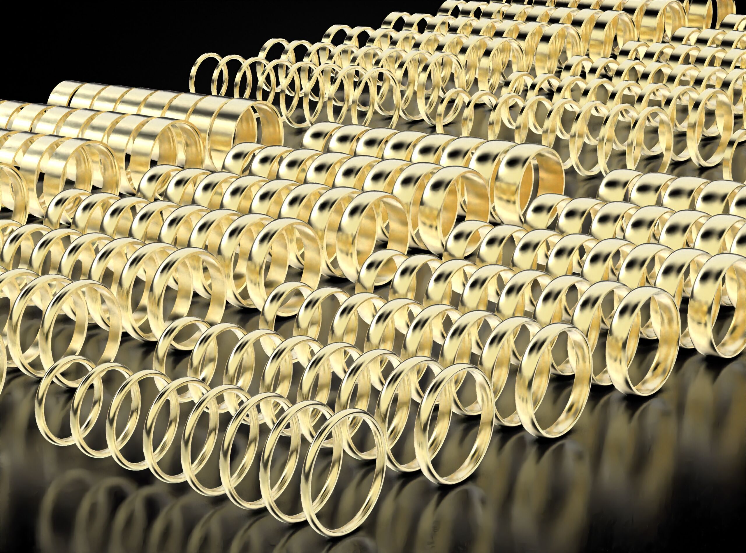 Big pack of wedding rings 802 3D print model_11