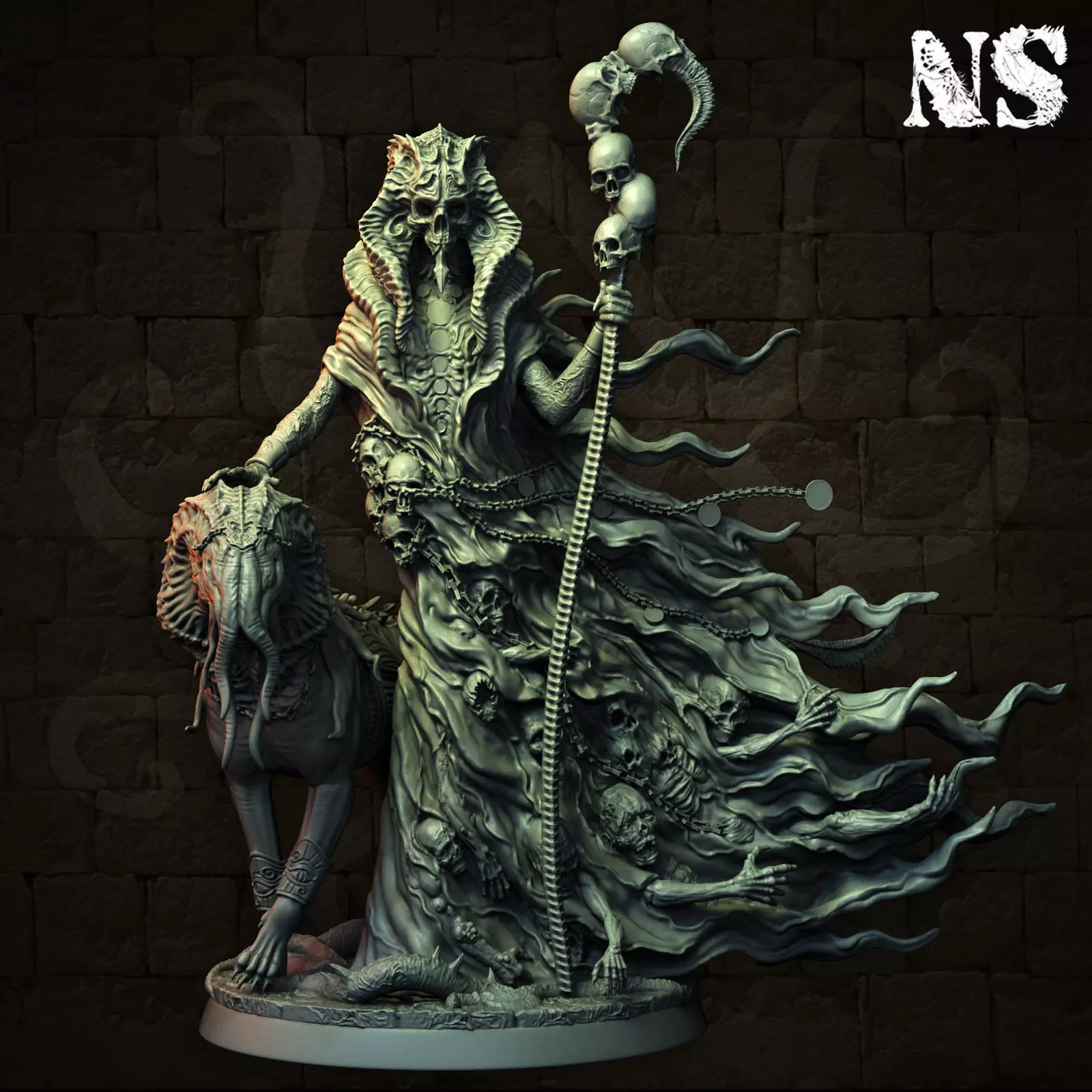 Avatar of Nyarlathotep - The Black Pharaoh 3D print model_0