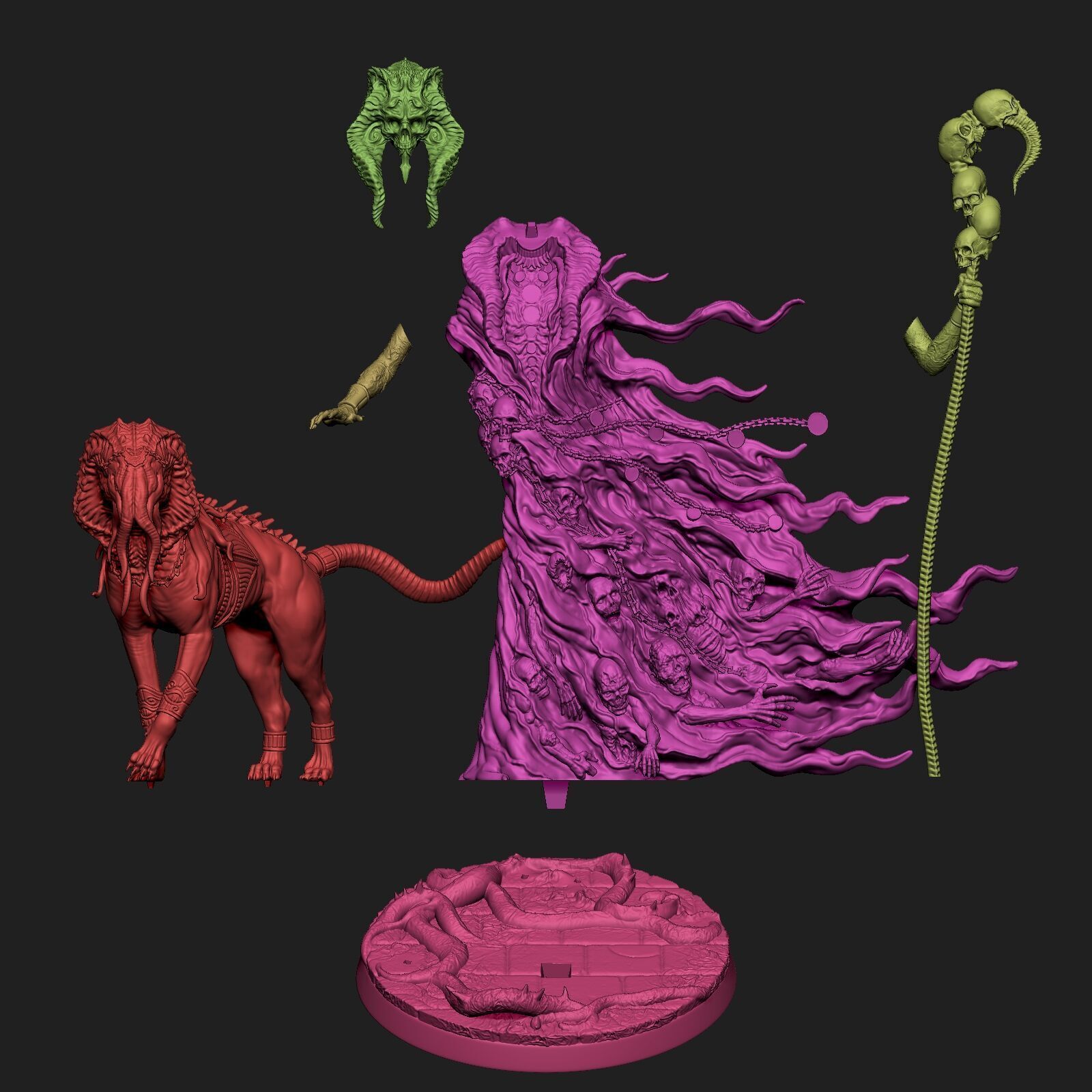 Avatar of Nyarlathotep - The Black Pharaoh 3D print model_6