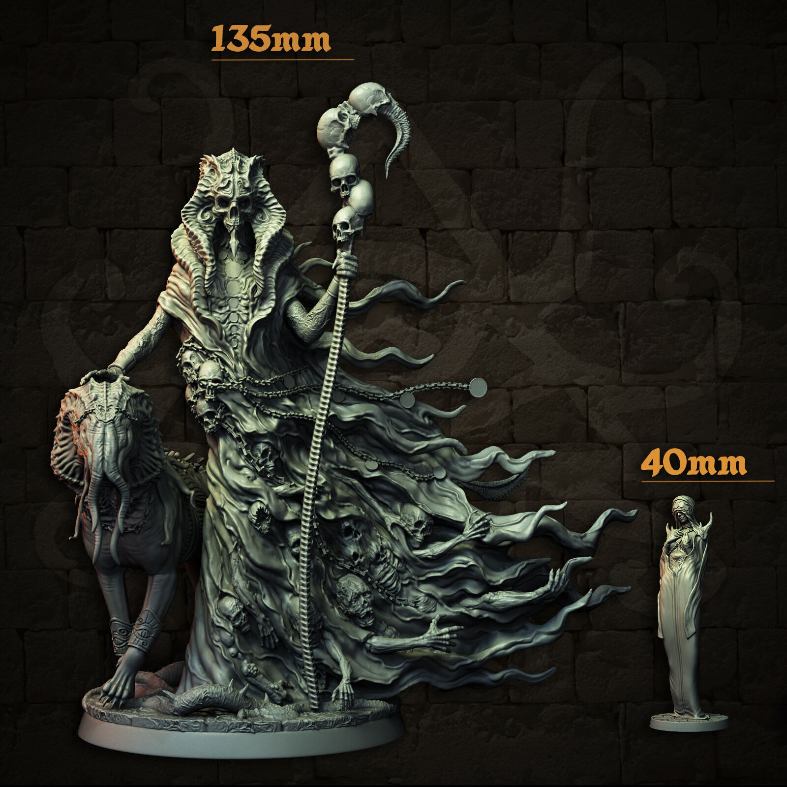 Avatar of Nyarlathotep - The Black Pharaoh 3D print model_7