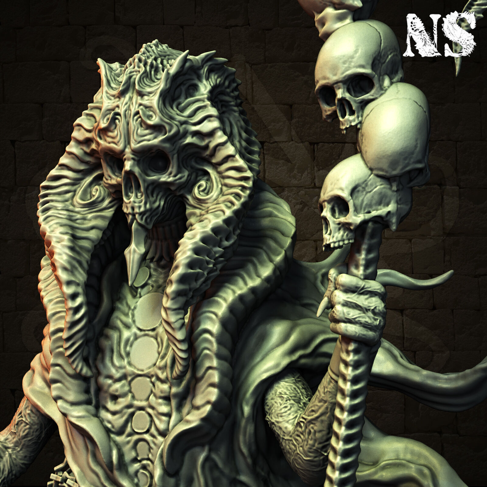 Avatar of Nyarlathotep - The Black Pharaoh 3D print model_4