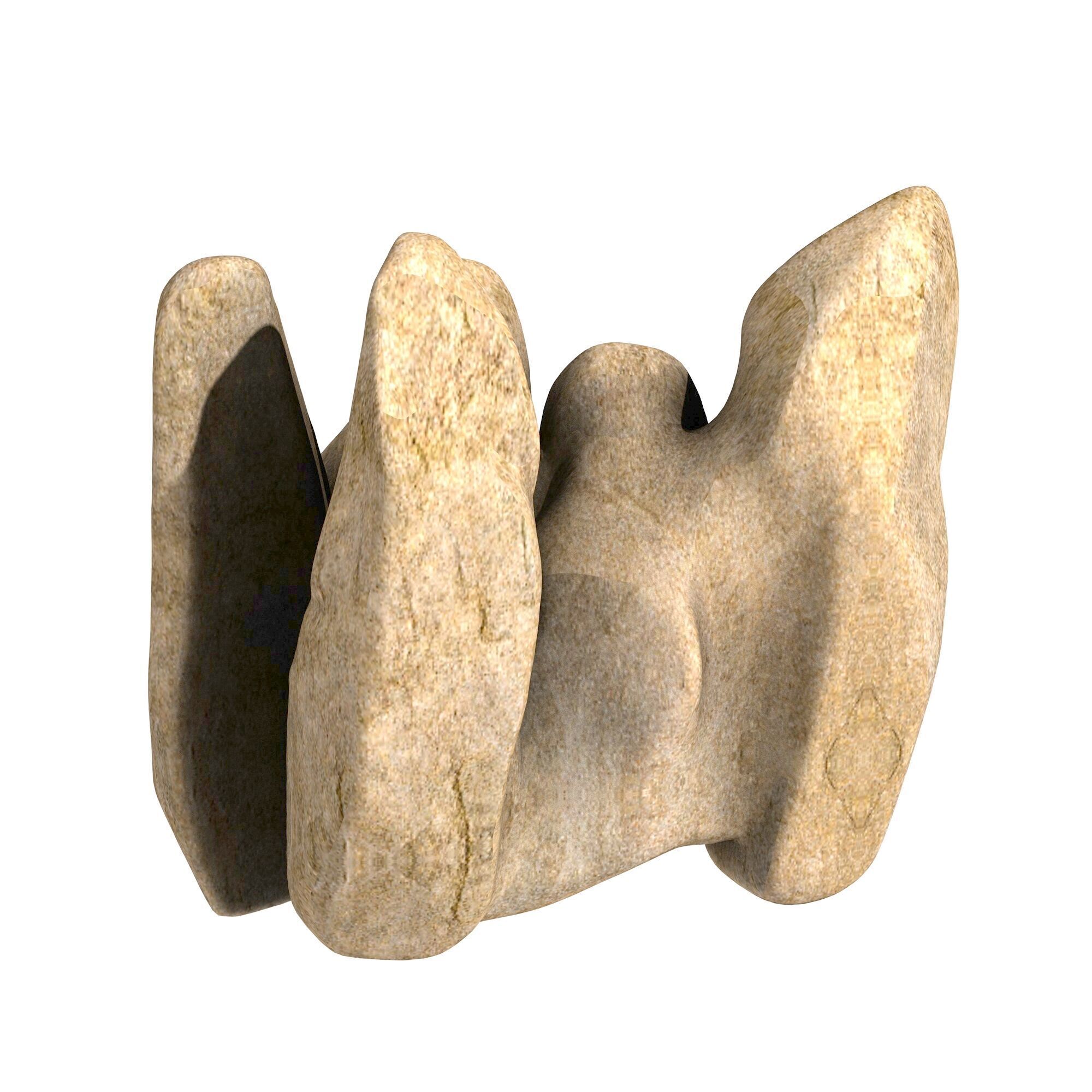 Rocks - 4 Models 3D print model_5