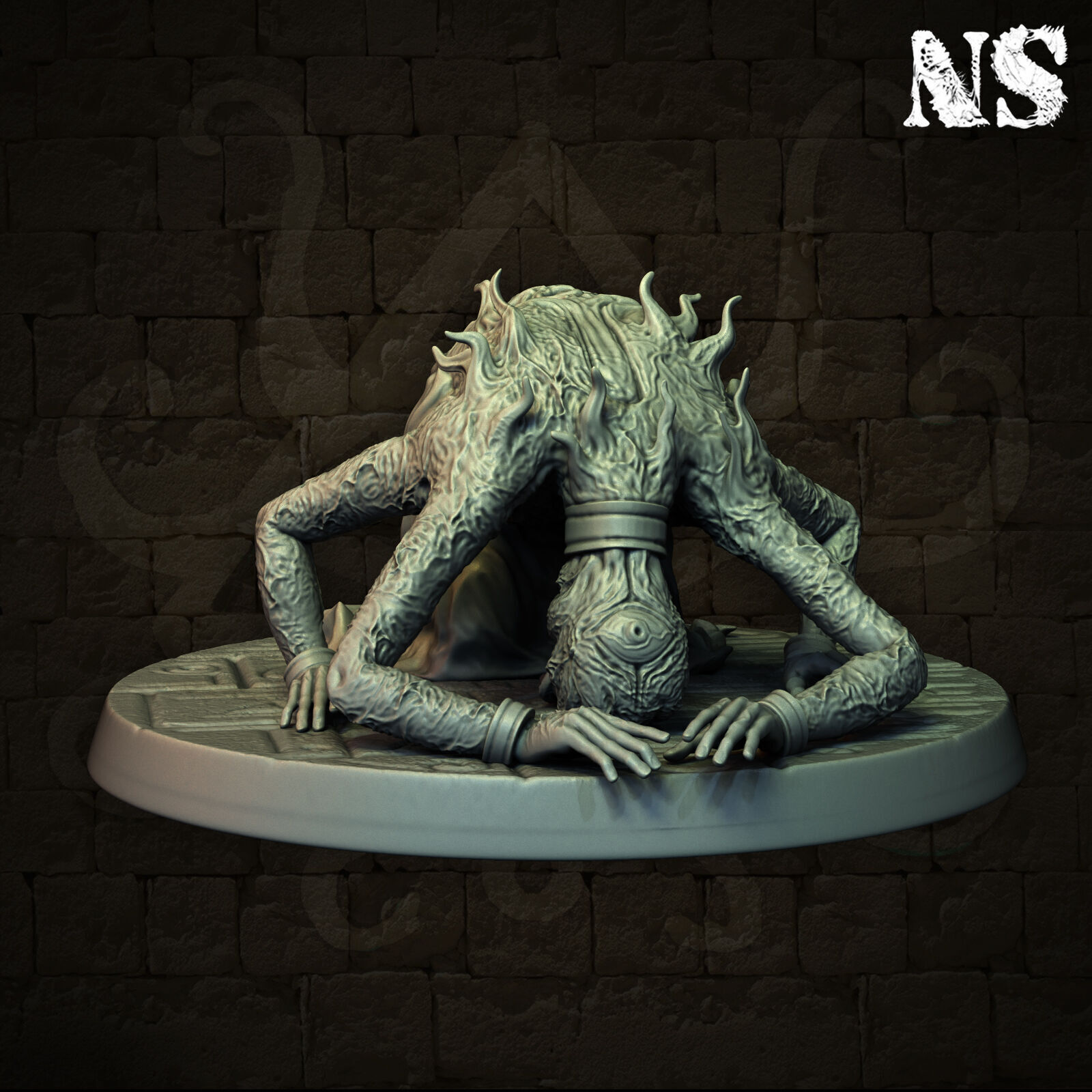 Cult of Nyarlathotep - Cultists x4 3D print model_5