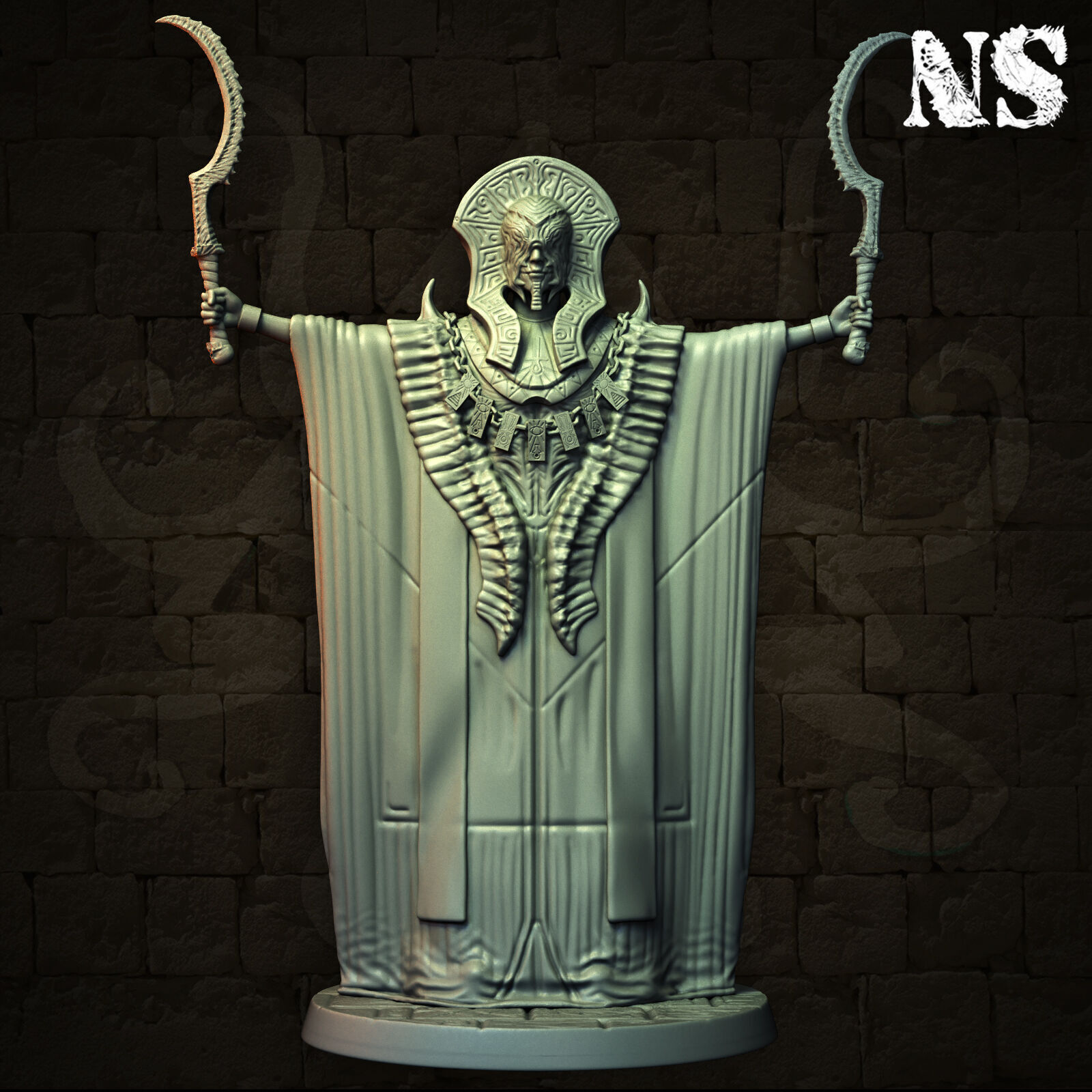 Cult of Nyarlathotep - Cultists x4 3D print model_7