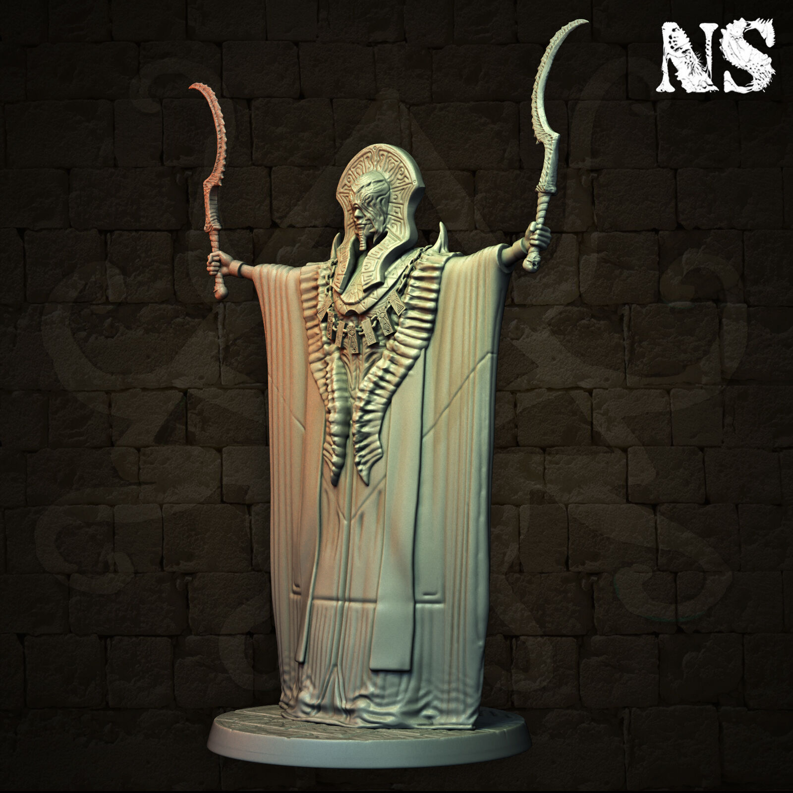 Cult of Nyarlathotep - Cultists x4 3D print model_9