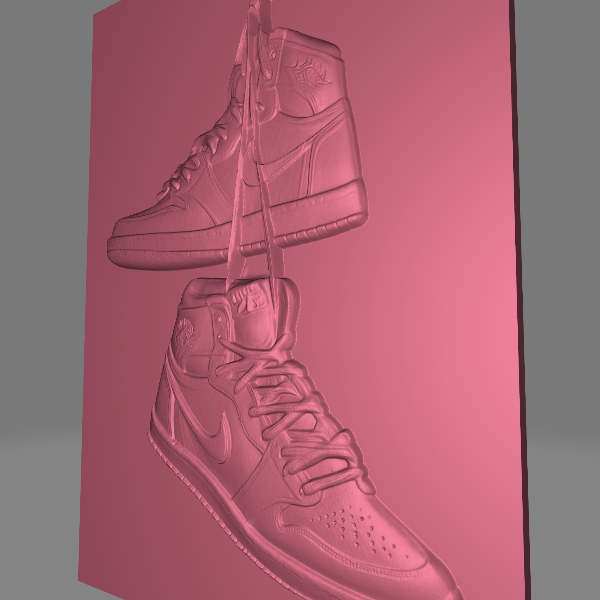 Nike Air Jordan 3D print model_5