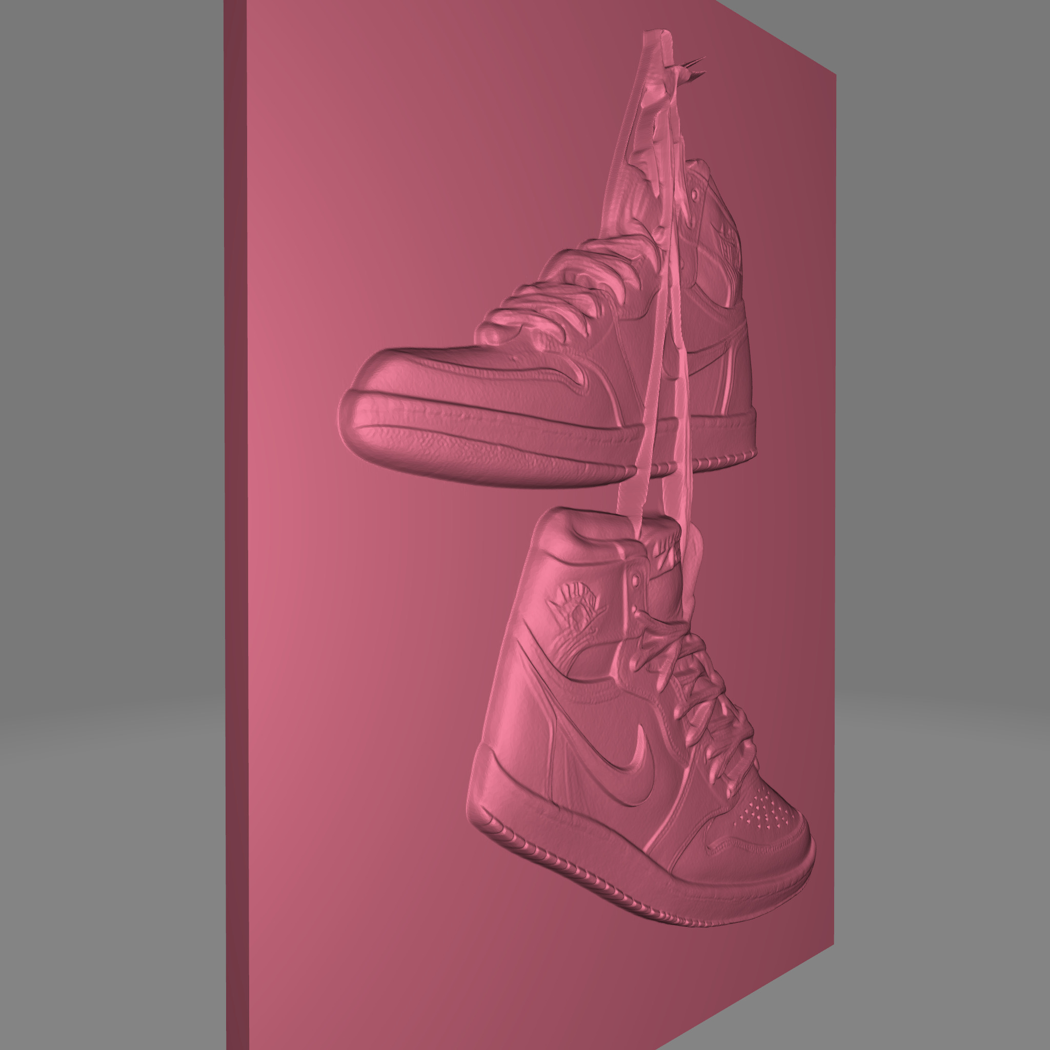 Nike Air Jordan 3D print model_2