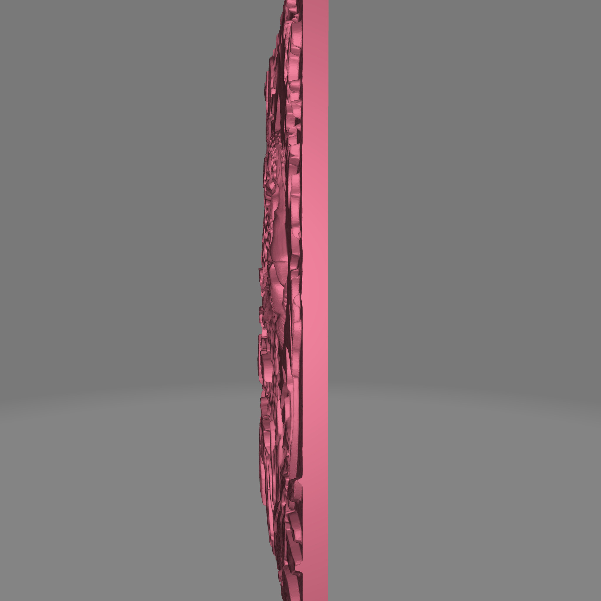 Floral Leopard 3D print model_3