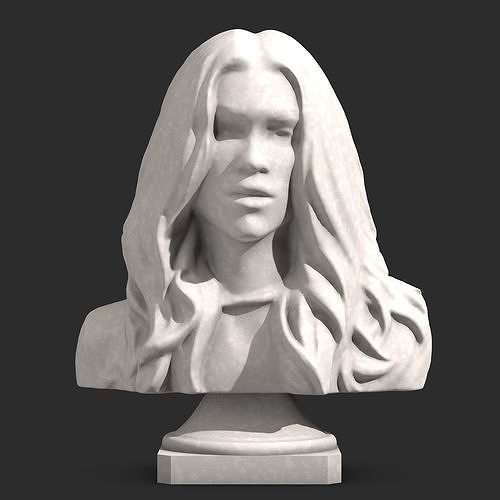 Zendaya Bust 3D print model