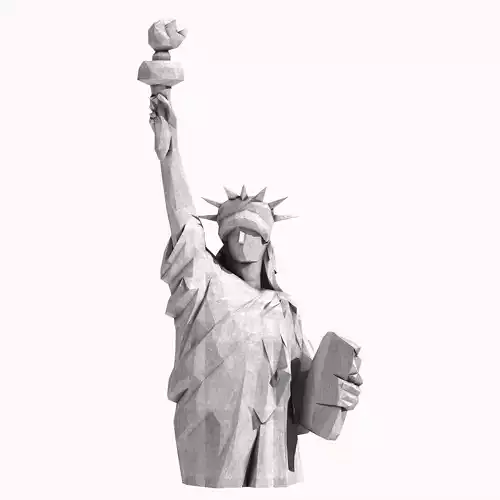 Statue of Liberty Low Poly