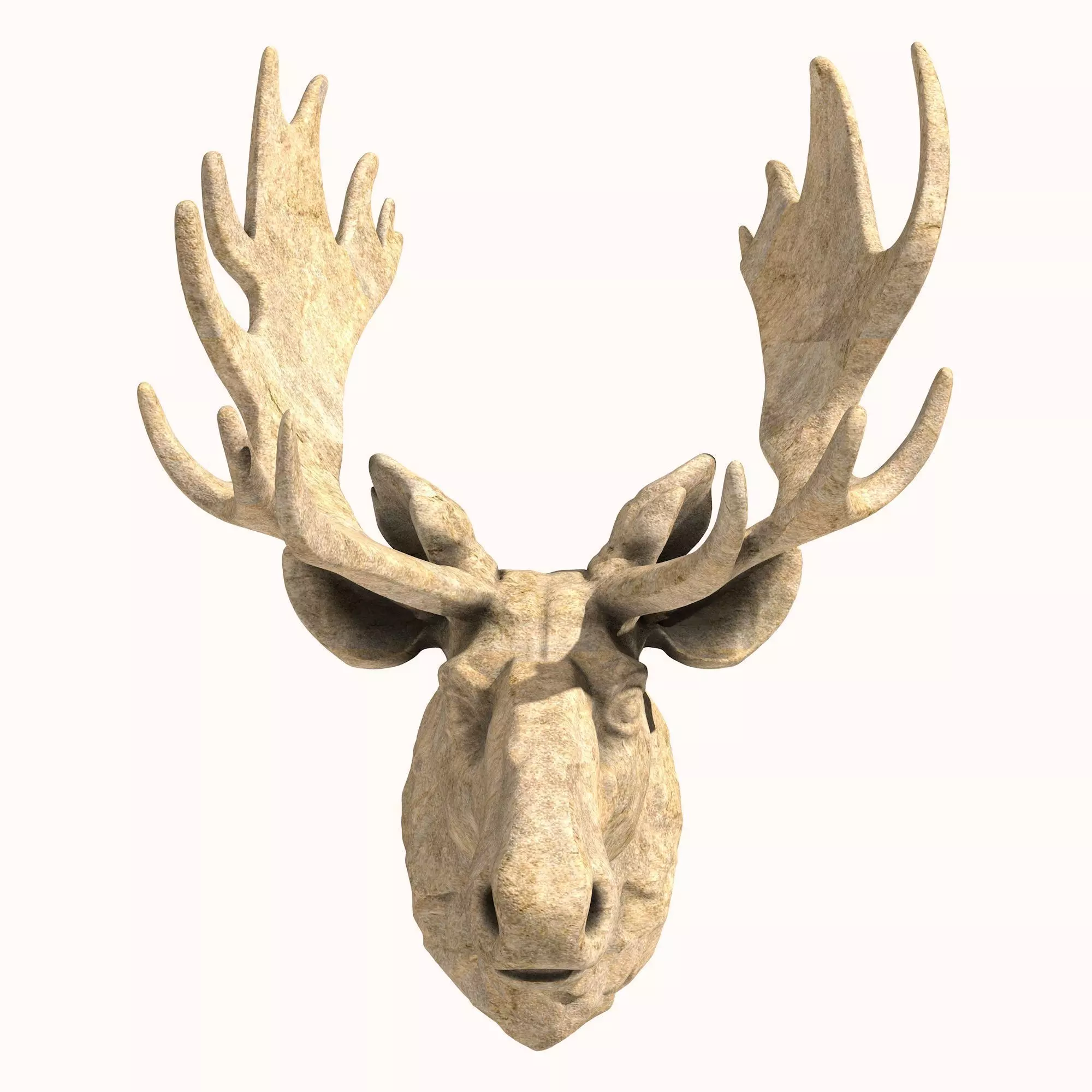 Moose Head 3D print model_0