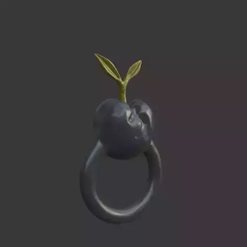  Seedling Pendant Ring Accent 3D model