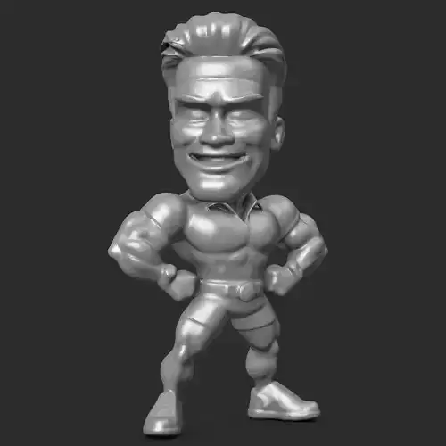 Kawaii Arnold Schwarzenegger 