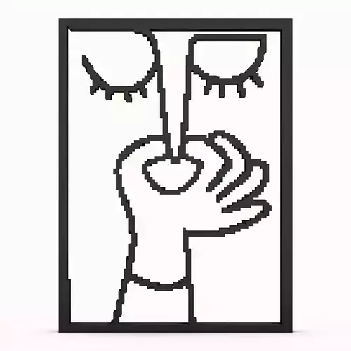 Humorous Bad Smell Design Wall Art For Bathroom Decor