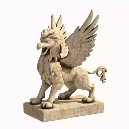 Griffin sculpture 