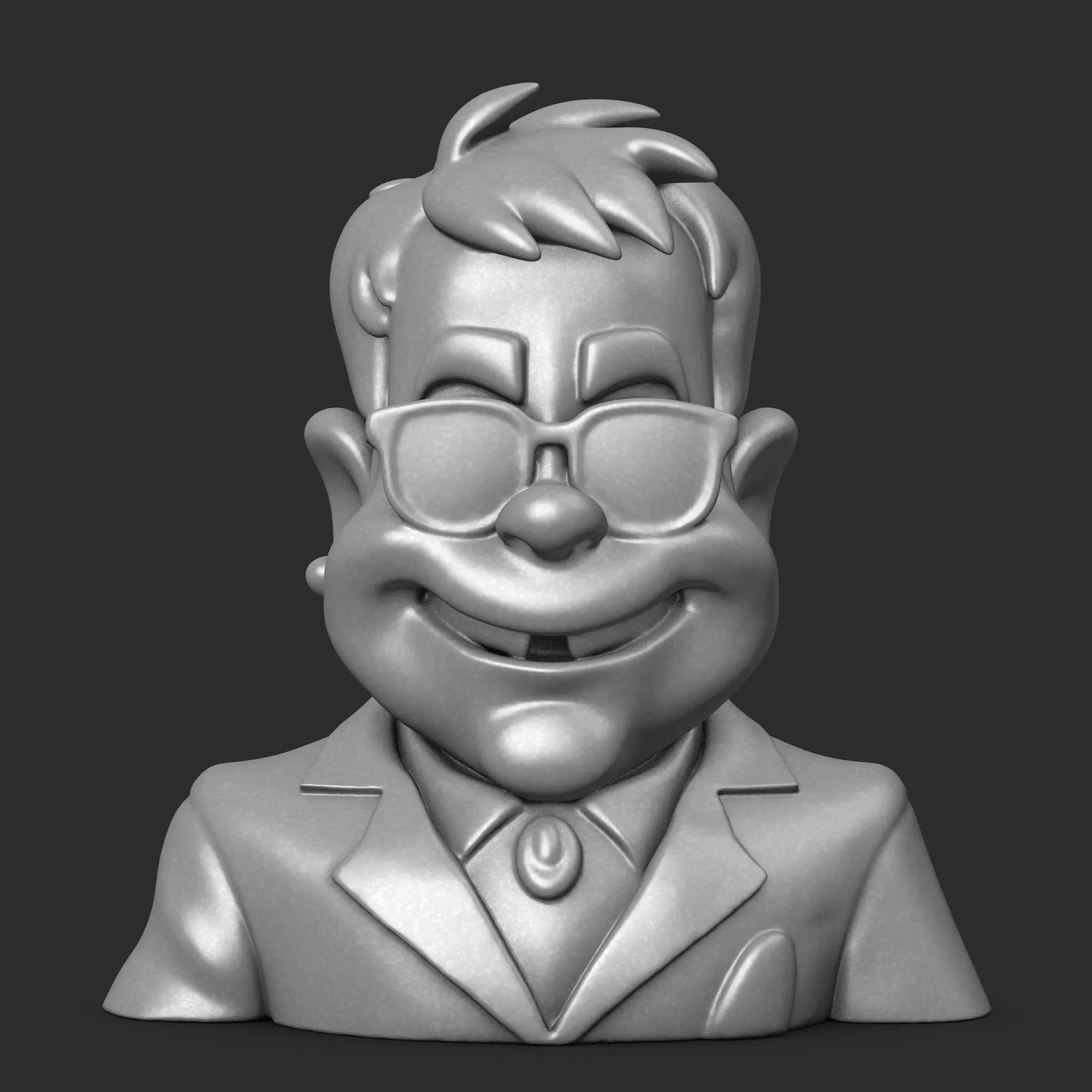 Elton John Bust 3D print model_0