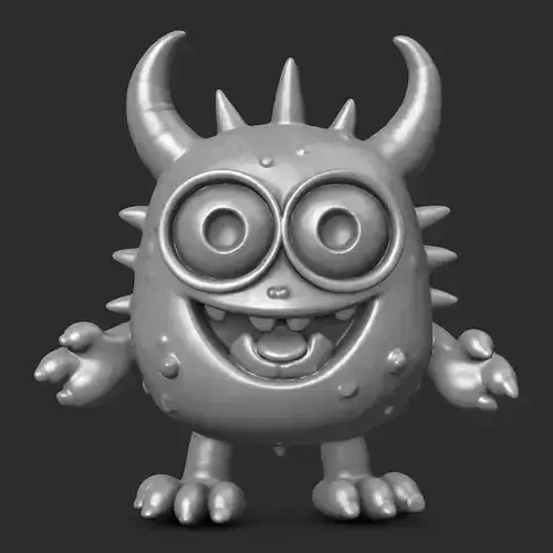 Cute Monster 6 3D print model