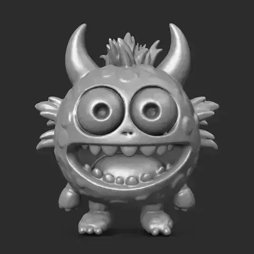 Cute Monster 4 3D print model