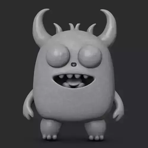 Cute Monster 3 3D print model