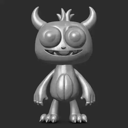 Cute Monster 2 3D print model