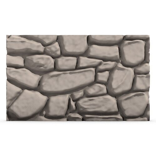 Stone wall 145 3D print model