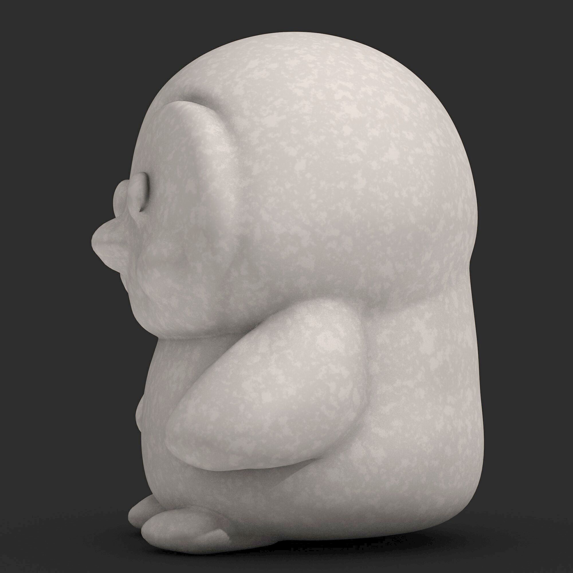Cute Penguin 3D print model_7