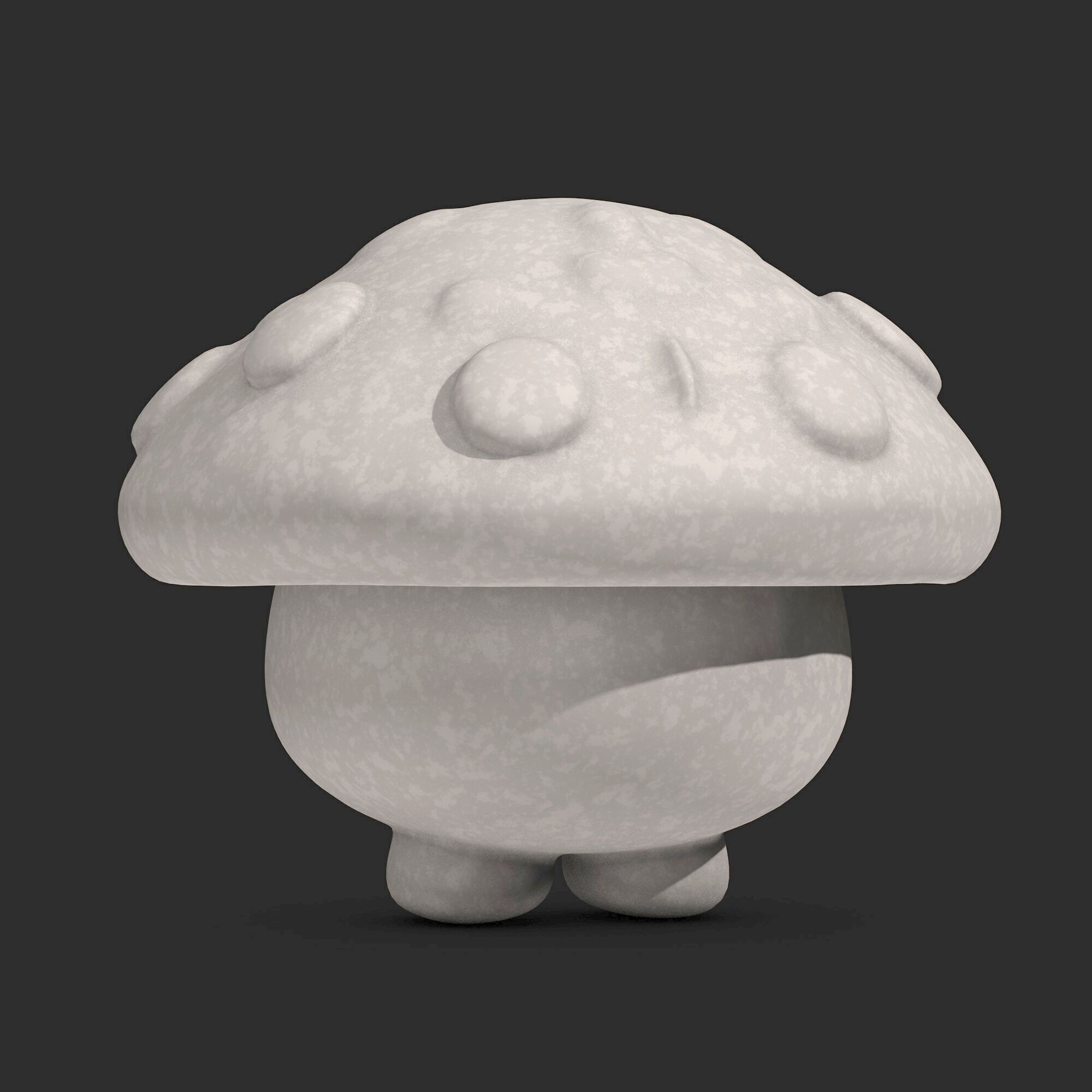 Cartoon Mushroom 3D print model_3