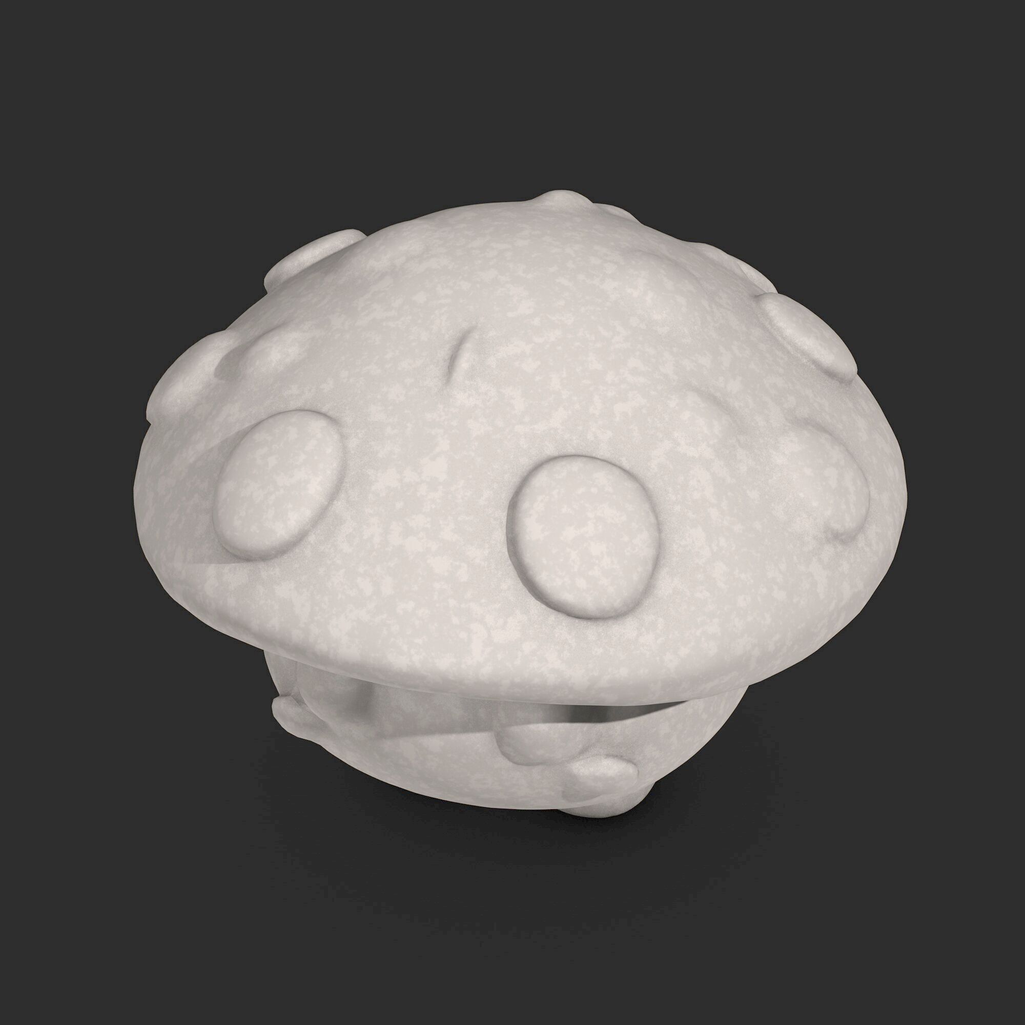 Cartoon Mushroom 3D print model_5