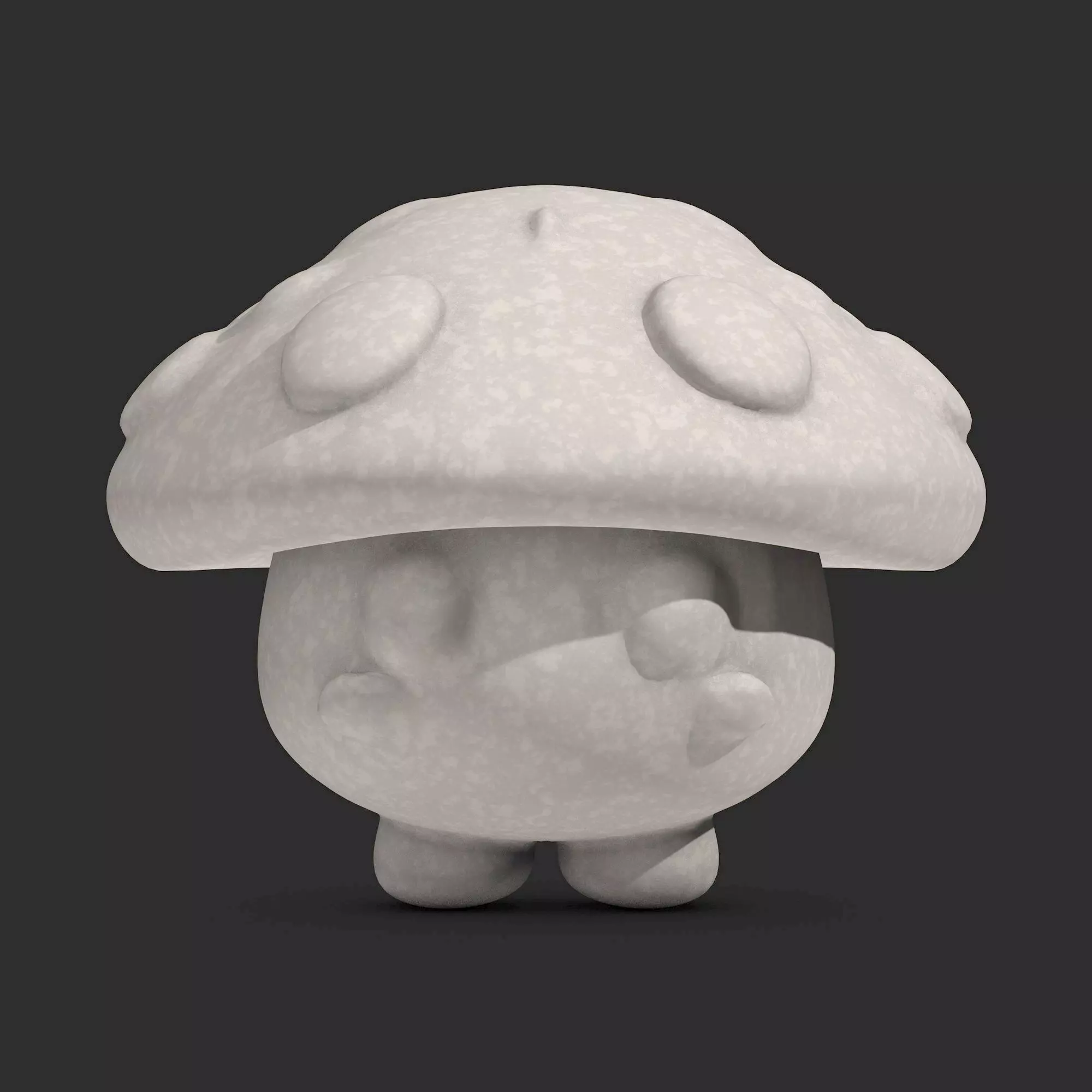 Cartoon Mushroom 3D print model_0
