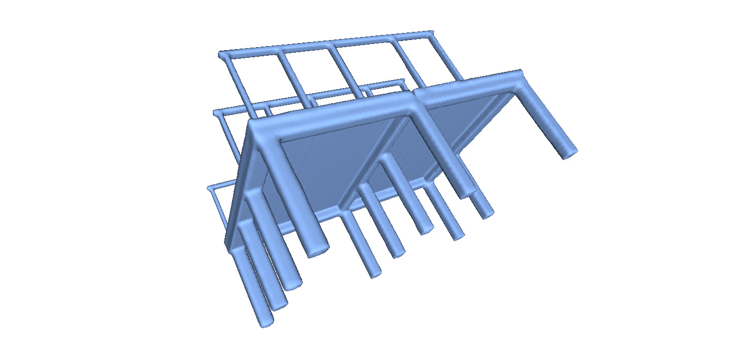 Wooden Pier Old 3D print model_3