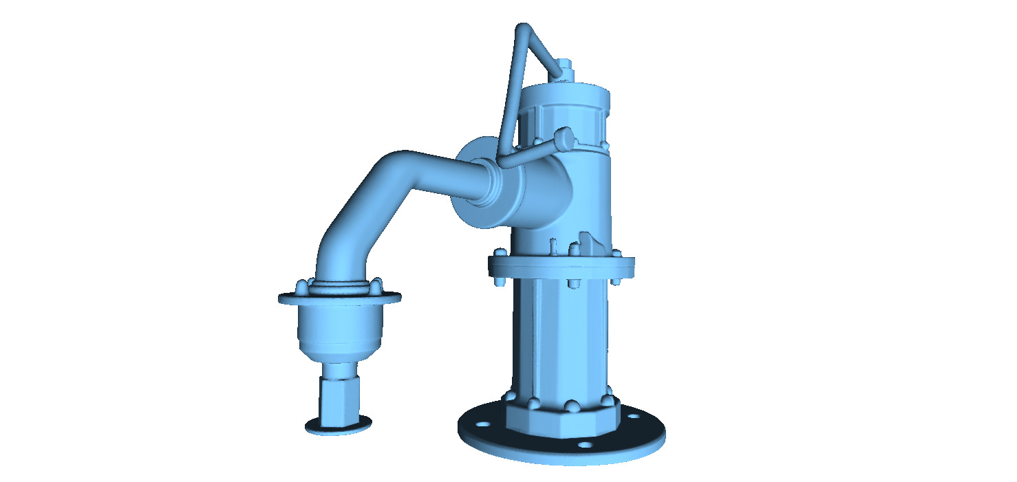 Water Transfer Pump 1 3D print model_1