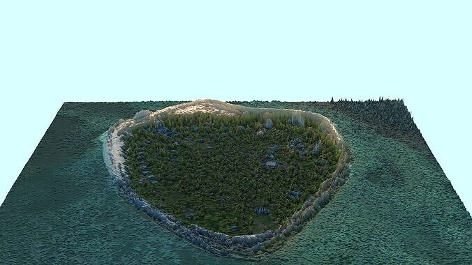 Tavarua Island 3D model