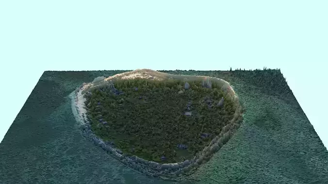 Tavarua Island 3D model