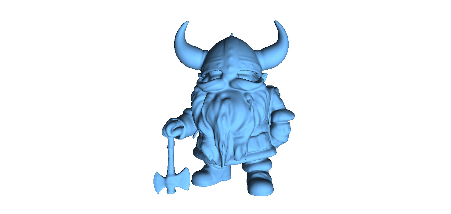 Viking Gnome 3D print model_1