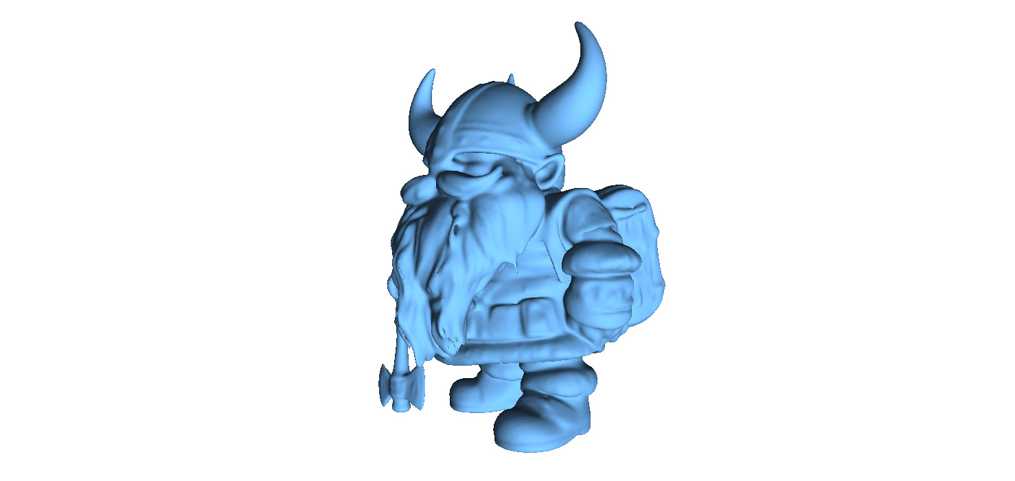 Viking Gnome 3D print model_2