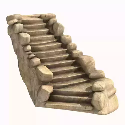 Stone Stairs 11 3D print model