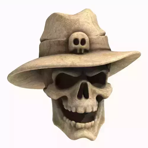 Skull With Hat