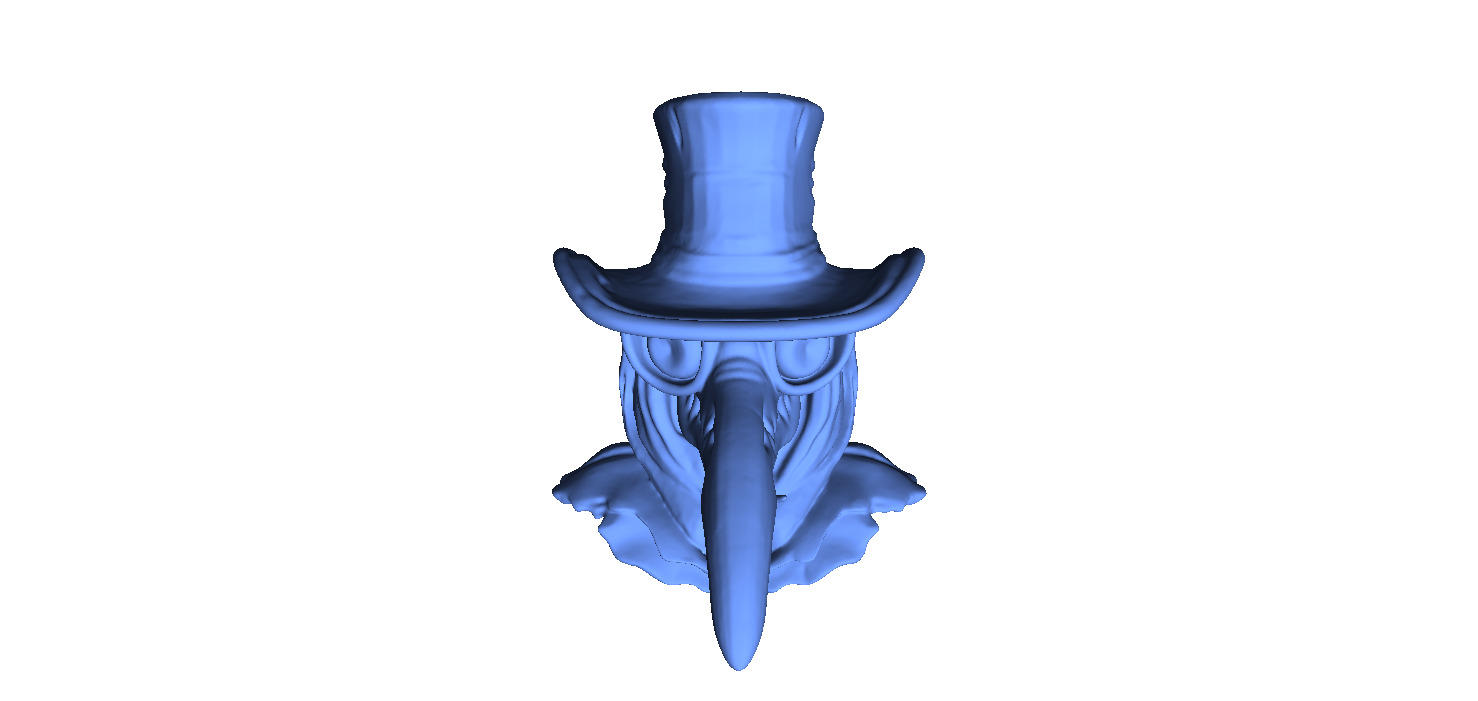 Plague Doctor 2 3D print model_6