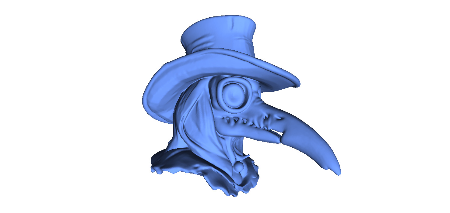 Plague Doctor 2 3D print model_1