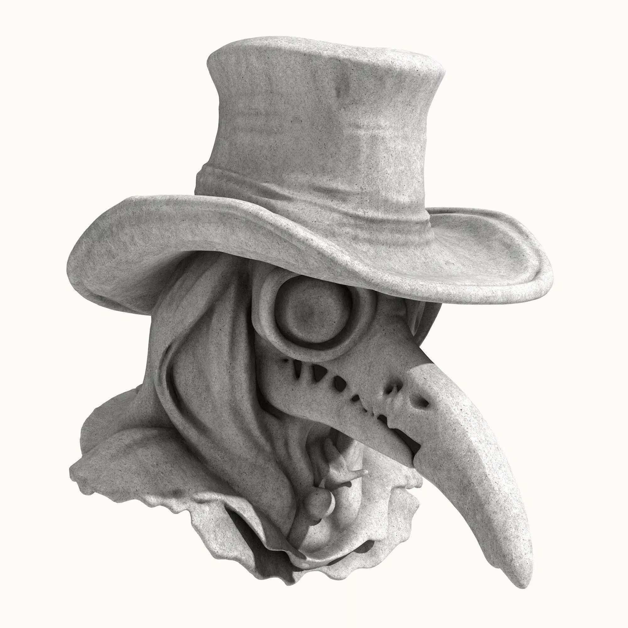 Plague Doctor 2 3D print model_0