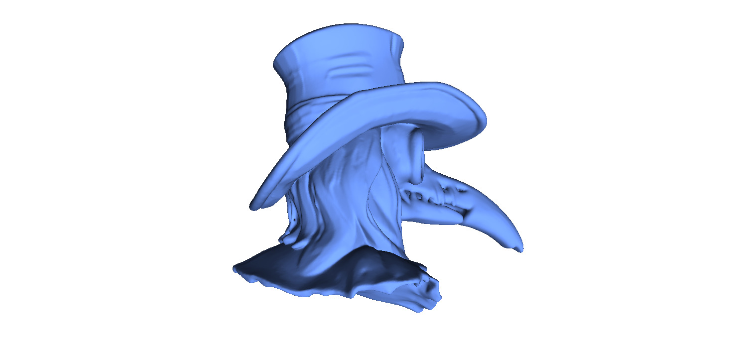 Plague Doctor 2 3D print model_2