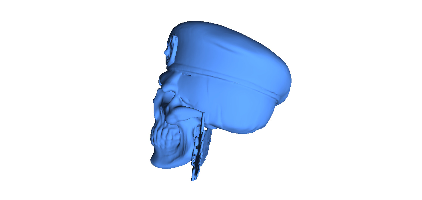 Naval Special Forces Skull 3D print model_3